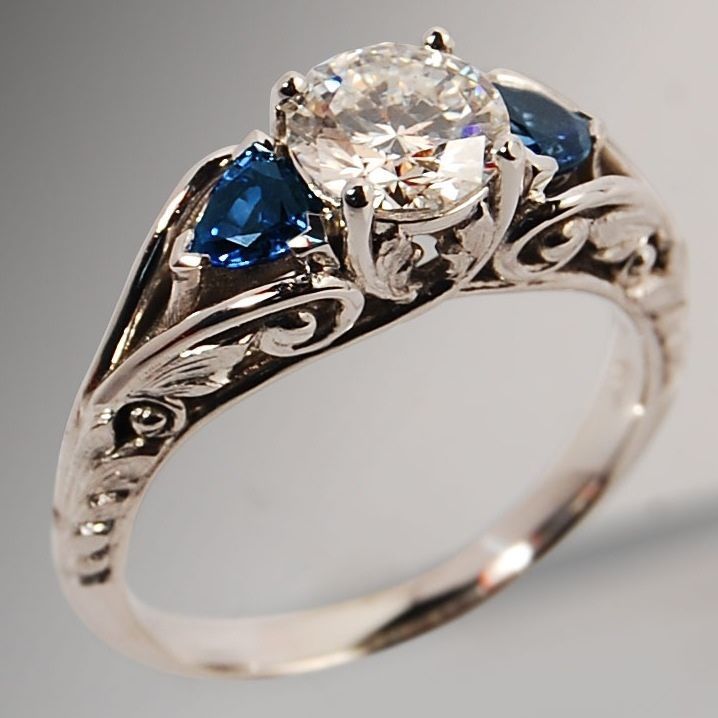 C0942546597e24e44b763e1d9e11466f Vintage Sapphire Rings Emerald Rings 
