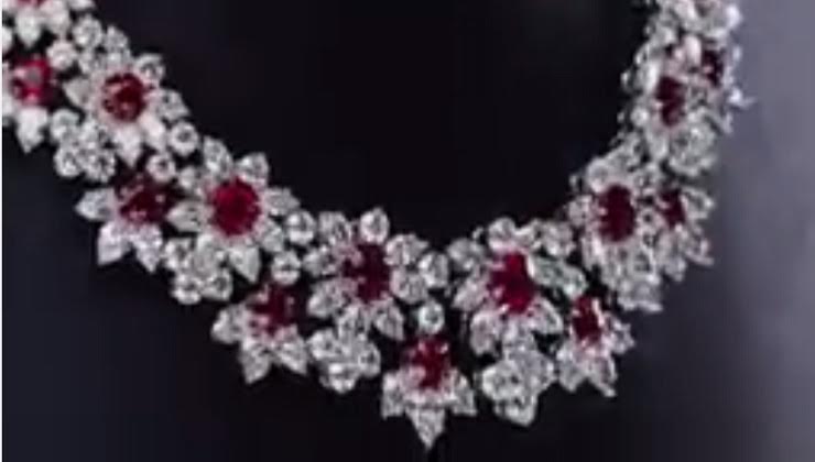 Ruby and Diamond Necklace