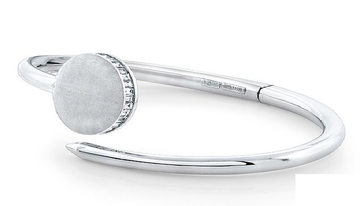 Custom Diamond and Fingerprint Lovemark Bracelet