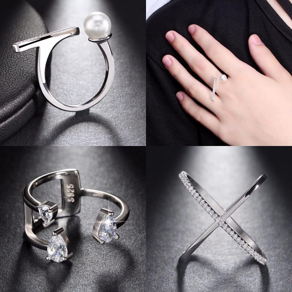 A Beautiful Collection of Platinum Rings