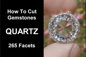 How to cut Gemstones – Quartz ( 265 Facets )