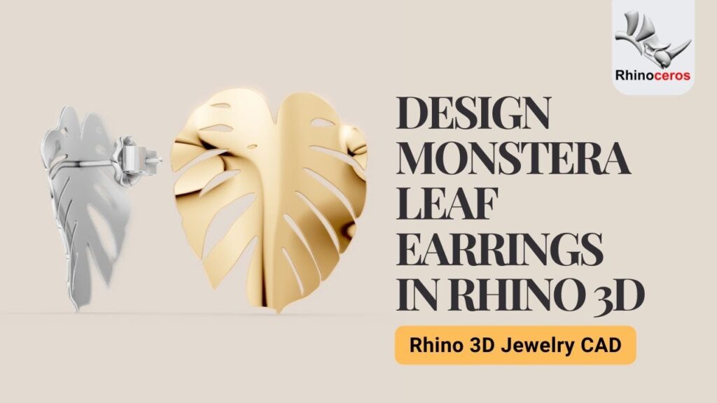 How to Model Organic Shapes in Rhino 3D – Monstera Leaf Pendant #511 How to Model Organic Shapes in Rhino 3D – Monstera Leaf Pendant #511