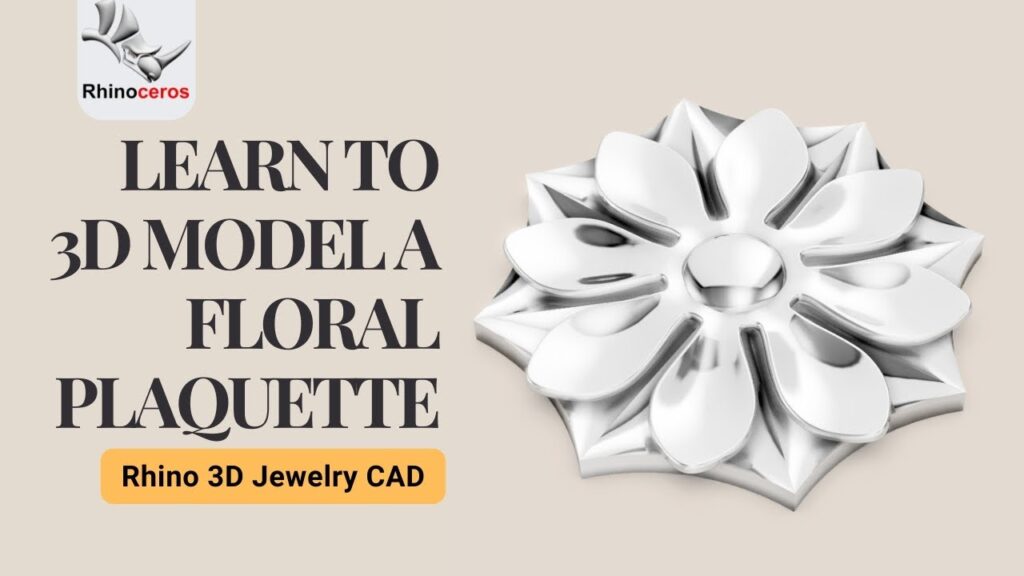 How to Model a Floral Medallion in Rhino 3D