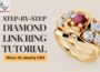 How to Design a Link Ring with Prong-Set Diamonds in Rhino 3D