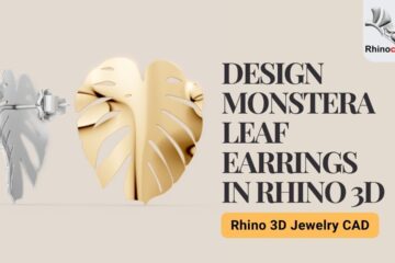 How to Model Organic Shapes in Rhino 3D – Monstera Leaf Pendant #511