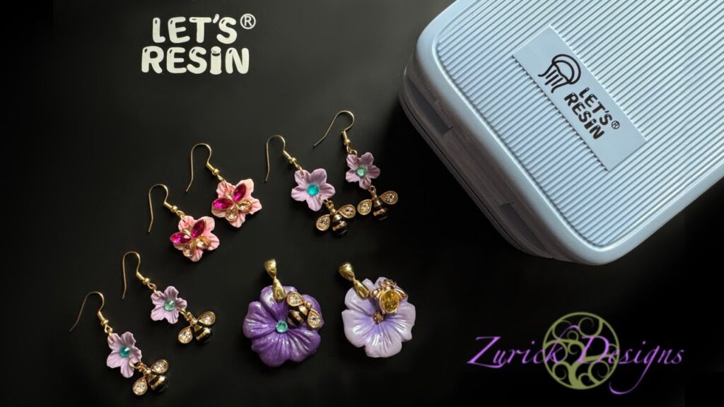 Spring Polymer Clay Flower Jewelry & New Let’s Resin Products & Unboxing