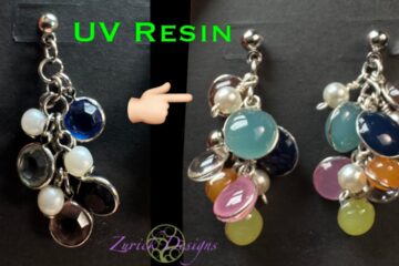 Recreating my FAVORITE Childhood Earrings! Resin Dangle Cluster Earrings